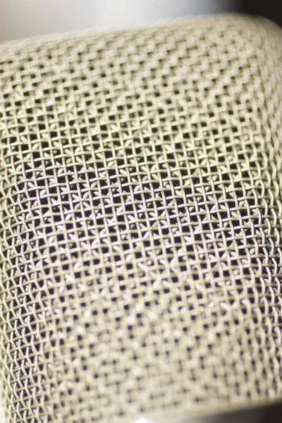 Ses stüdyo büyük diyafram ses mikrofon dublaj, şarkı ve aletleri için kayıt.