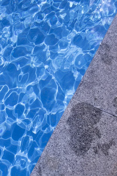 Piscine Extérieure Été Dans Jardin Hôtel Luxe — Photo