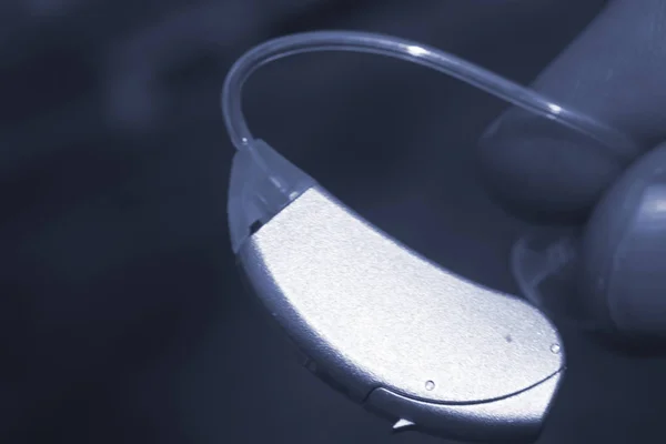 Modernes Kompaktes Ohr Digitales Hörgerät Für Gehörlose — Stockfoto