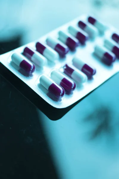 Наркотики Лекарство Пузырь Пакет Фармацевтических Медицинских Препаратов — стоковое фото