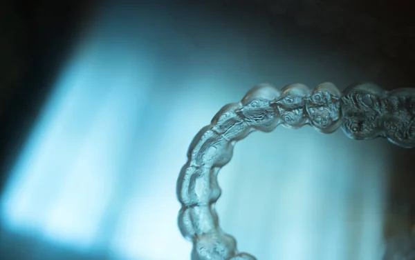 Raddrizzatori Dentali Trasparenti Invisibili Trattamento Dei Dentisti Ortodontici Come Moderne — Foto Stock