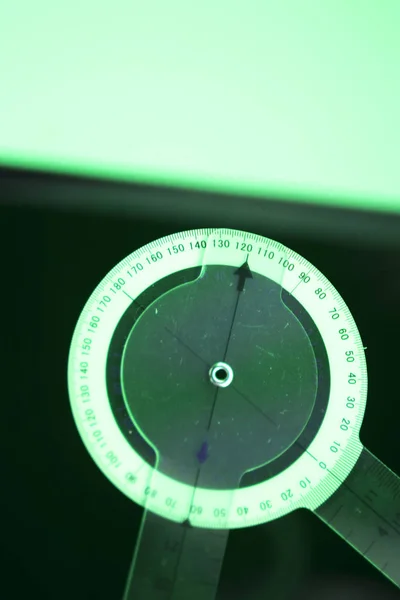 Goniometer Verkeer Medisch Instrument Dat Gebruikt Wordt Voor Het Meten — Stockfoto