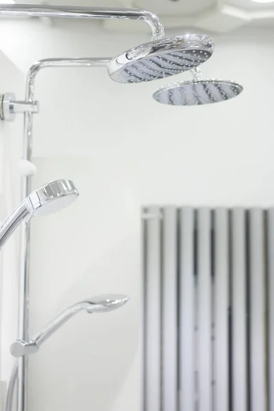 Bathroom Chrome Shower Head Showroom Display New Design Option Home — Stock Photo, Image