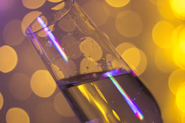 Champagne Sparkling Wine Glass Prosecco Cava Discotque Party Bar Wedding — Stock Photo, Image