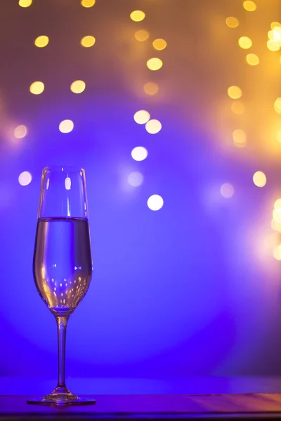 Champagne Sparkling Wine Glass Prosecco Cava Discotque Party Bar Wedding — Stock Photo, Image