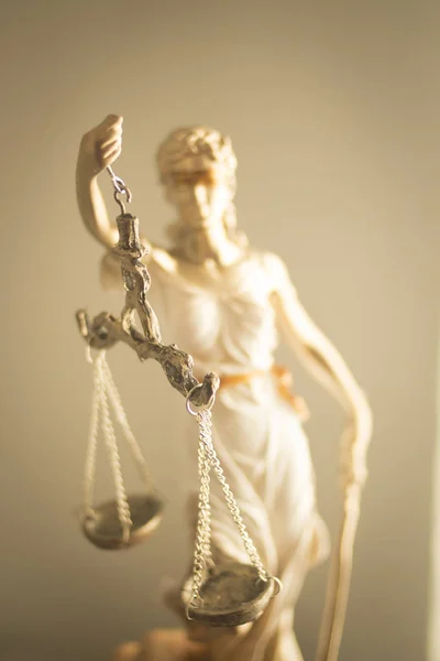 Ügyvédek Jogi Vak Igazság Bronz Szobor Themis Skálák Ügyvédek Ügyvédi — Stock Fotó