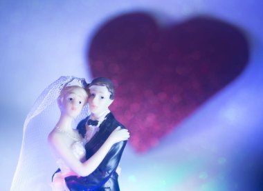 Düğün çift evlilik bebek