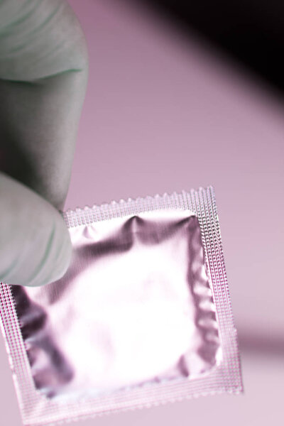 Rubber condom contraceptive