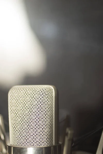 Kayıt stüdyo ses mikrofon — Stok fotoğraf