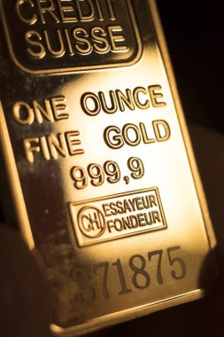 Altın külçe külçe 999,9 Bar