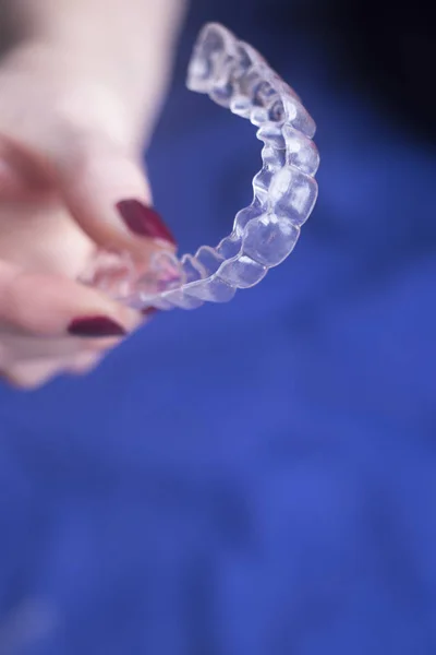Retenedores dentales transparentes — Foto de Stock