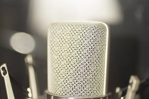 Kayıt stüdyo ses mikrofon — Stok fotoğraf
