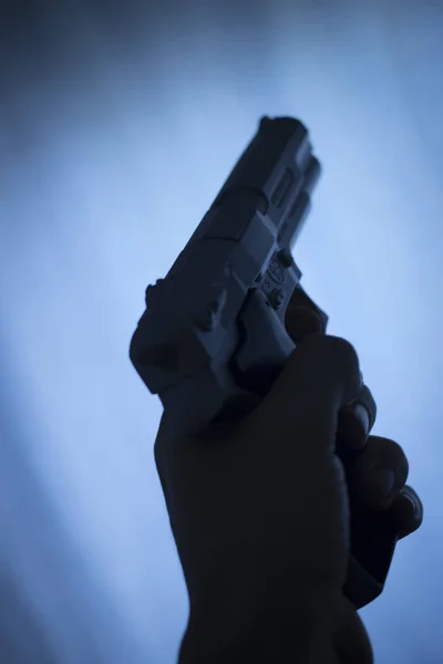 Pistol automatic handgun — Stock Photo, Image