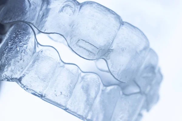 Braquete invisível alinhadores de dentes — Fotografia de Stock