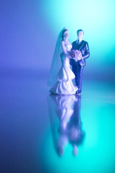 婚礼情侣结婚娃娃 — 图库照片