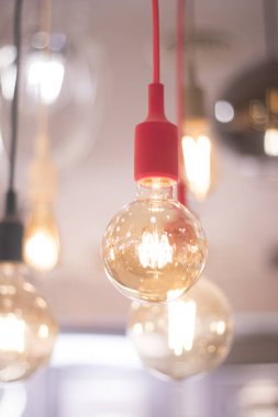 LED ışıklar deposunda ekran