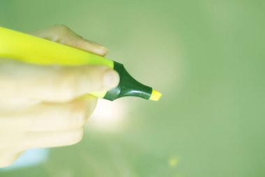 Keçe ucu Marker vurgulayıcı kalem