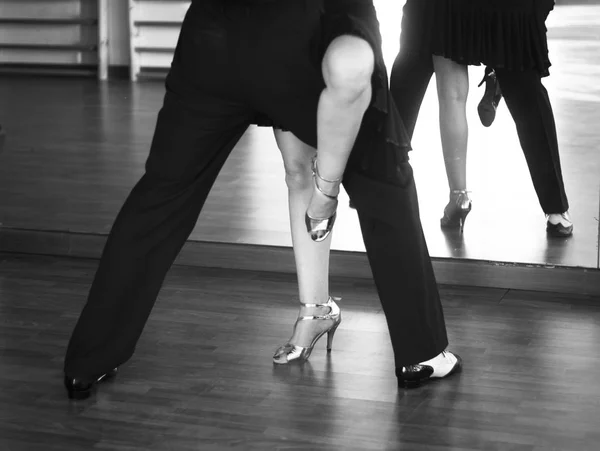 Ballroom dance salsa dancers — Stock Photo, Image