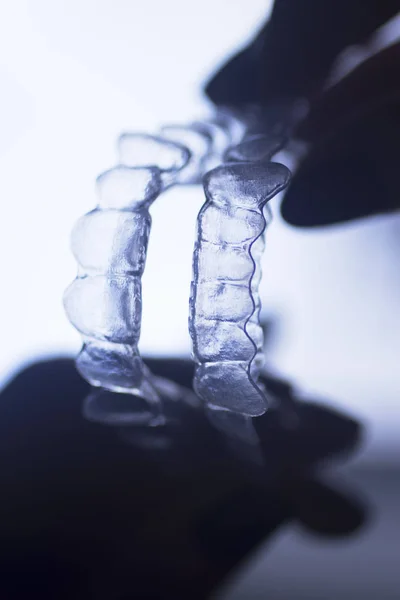 Retenedores dentales transparentes —  Fotos de Stock