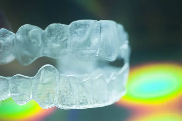 Bracciali dentali allineatori di denti — Foto Stock