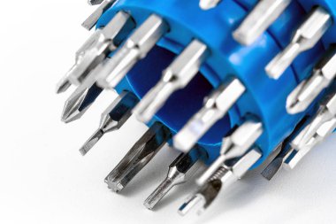 Tornavida bitleri için kafa seti Takımlar toplama kopyalama alanı, yakın çekim, seçici odak