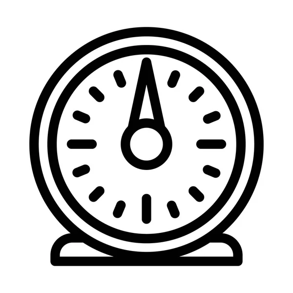 Ícone de temporizador de cozinha retro, estilo esboço — Vetor de Stock
