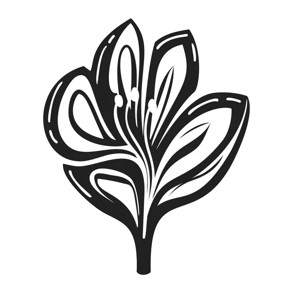 Icona Lily, stile semplice — Vettoriale Stock
