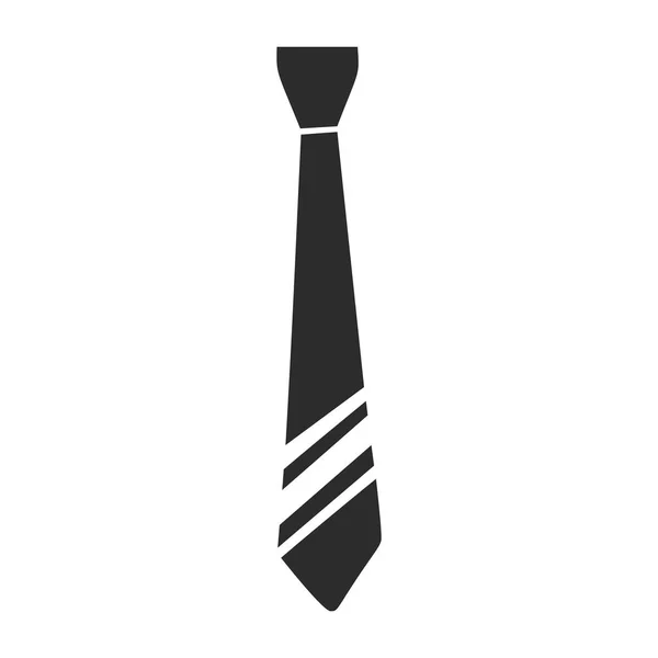 Nyakkendő ruhák ikon, egyszerű stílus — Stock Vector