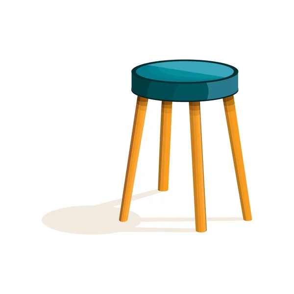 Εικονίδιο καρέκλα κουζίνας, ύφος κινούμενων σχεδίων — Διανυσματικό Αρχείο