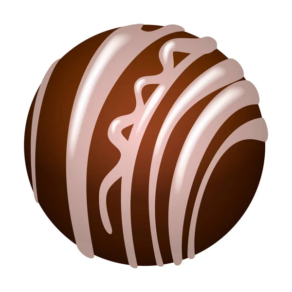 Ícone esfera Choco, estilo isométrico — Vetor de Stock