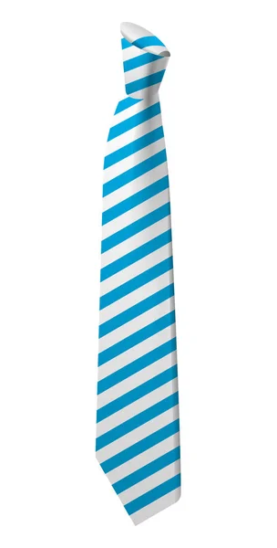 Ikonę niebieski pasiasty krawat, izometryczny styl — Wektor stockowy