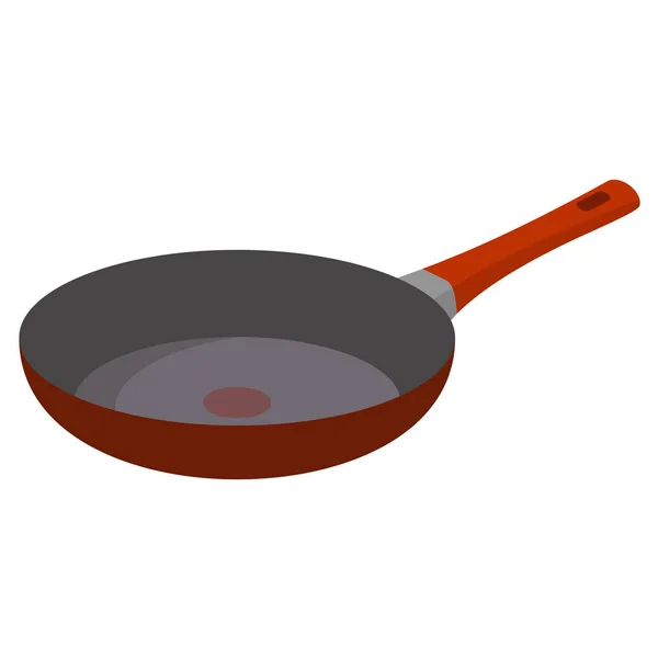 Icono de plancha caliente, estilo plano — Vector de stock