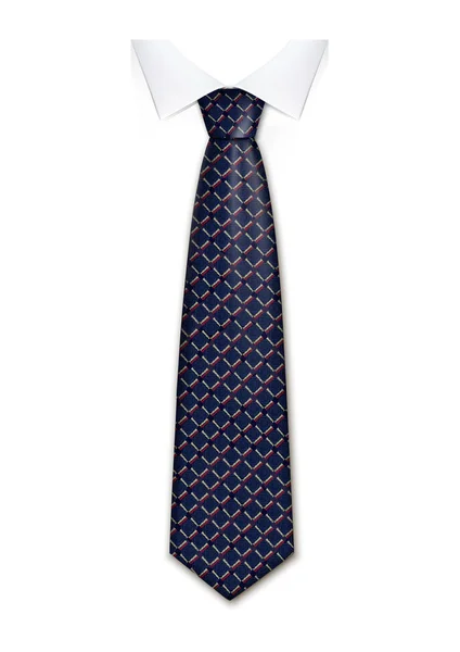 Icono de corbata de negocios, estilo realista — Vector de stock