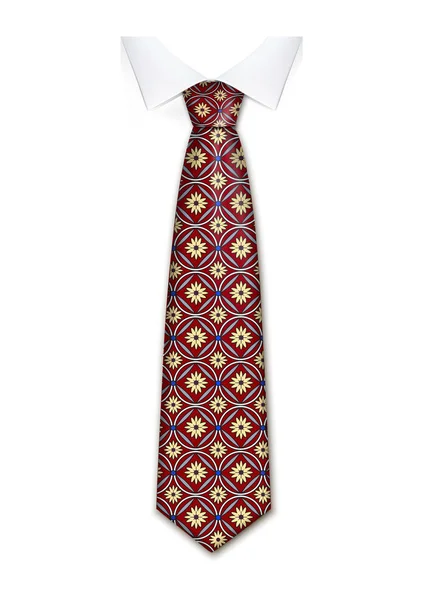 时髦领带图标, 现实主义风格 — 图库矢量图片