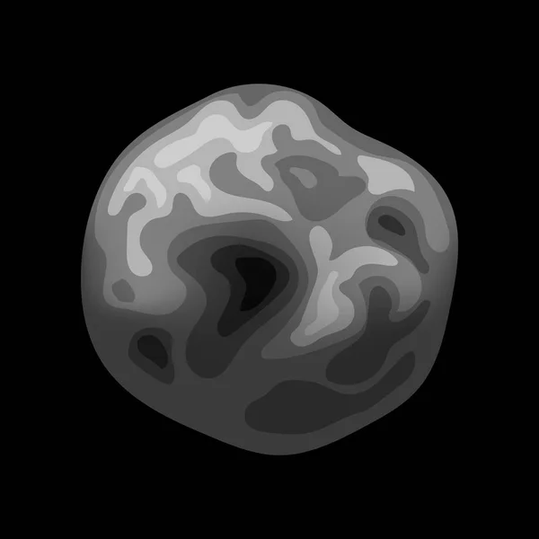 Icône astéroïde, style isométrique — Image vectorielle