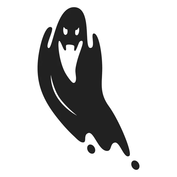 Ícone fantasma assustador, estilo simples — Vetor de Stock
