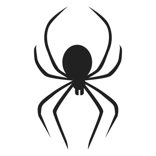 死蜘蛛アイコン、シンプルなスタイル — ストックベクタ