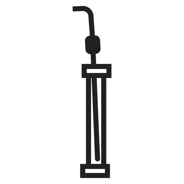 Laboratory pipette icon, simple style — Stock Vector
