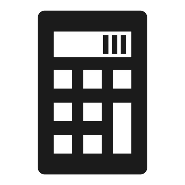 Значок калькулятора, простой стиль — стоковый вектор