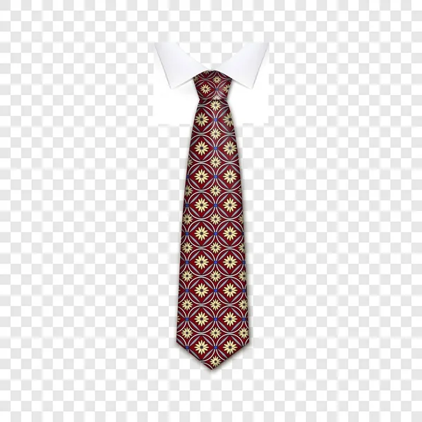 Ícone gravata Hipster, estilo realista — Vetor de Stock