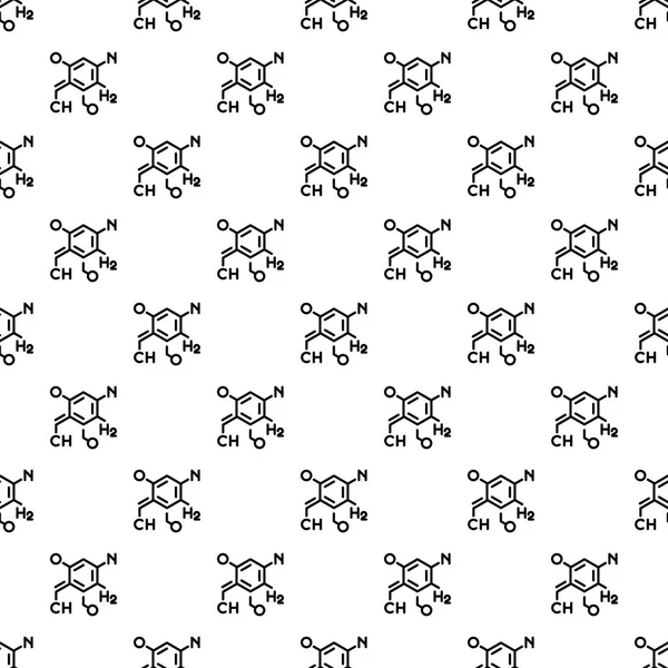 Chemii wzór formuła bez szwu — Wektor stockowy