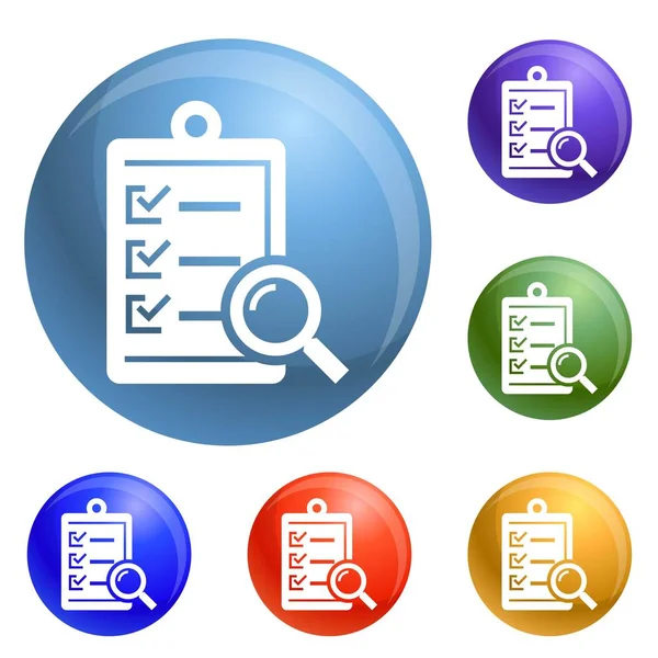 Para fazer ícones de lista de verificação definir vetor —  Vetores de Stock