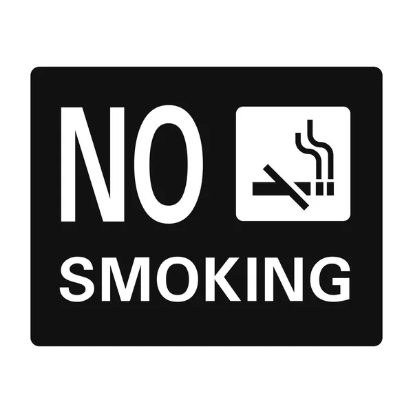 No smoking icon, simple style — Stock Vector