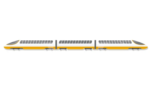 Icône de train à grande vitesse, style dessin animé — Image vectorielle