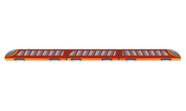 Metro tåg ikon, tecknad stil — Stock vektor