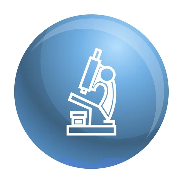 Microscope icon, simple style — Stock Vector