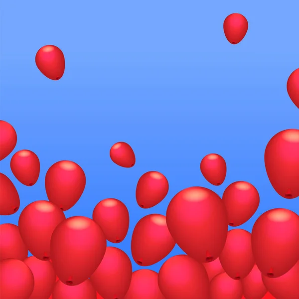Красные шары — стоковый вектор