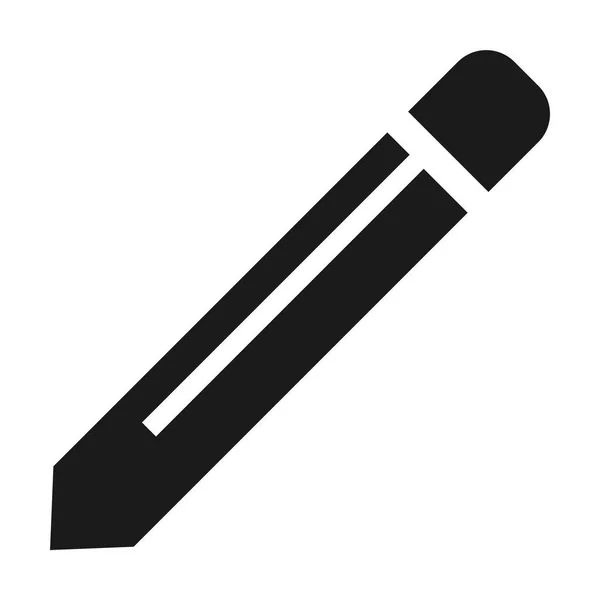 铅笔图标，简单的样式 — 图库矢量图片