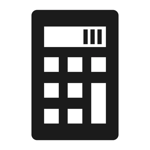 Ikona vědecké kalkulačky, jednoduchý styl — Stockový vektor