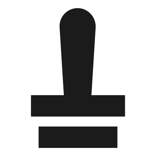 Stämpel-ikonen, enkel stil — Stock vektor